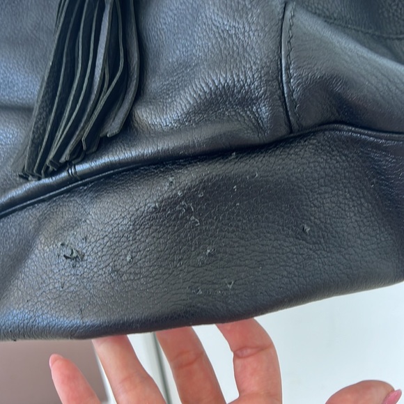 XLarge black GUCCI Leather Tote - Picture 11 of 13